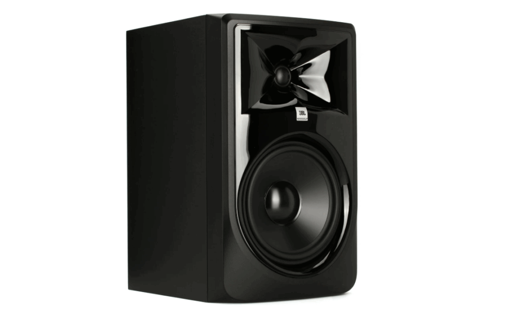JBL 308P MkII 8-inch Powered Studio Monitor Pair with Stands and Cables - Image 2